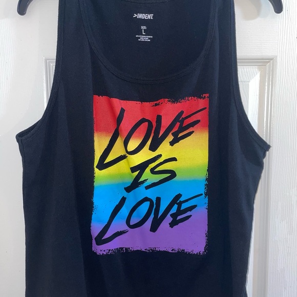 Love is Love tank top NWOT size Large - Picture 3 of 4